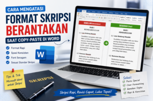 Cara Mengatasi Format Skripsi Berantakan Saat Copy-Paste