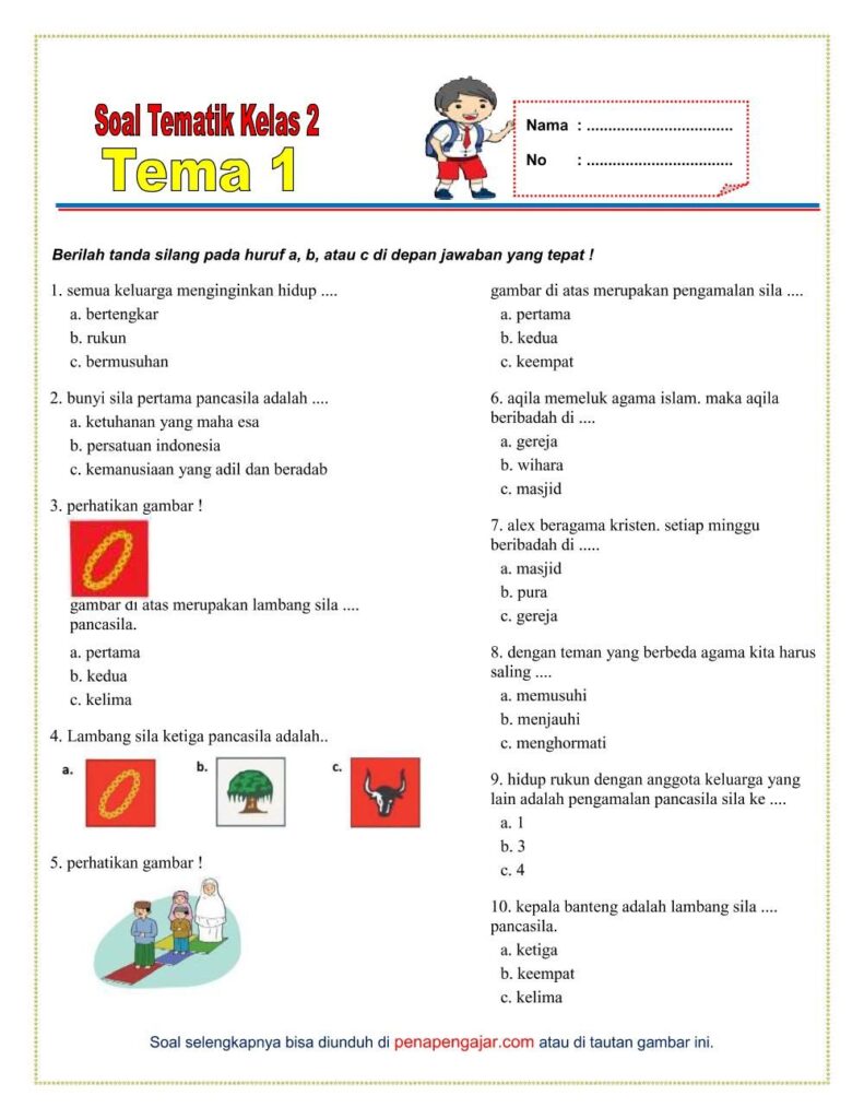 5 Contoh Soal PAS Gasal Tema 4 Kelas 3 yang Sering Muncul, Wajib Tahu Sebelum Ujian 5 Contoh Soal PAS Gasal Tema 4 Kelas 3 yang Sering Muncul, Wajib Tahu Sebelum Ujian