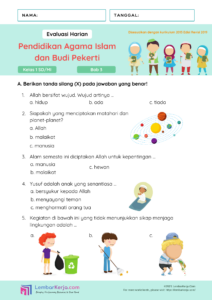 Sukses di Ujian Akhir Semester Kumpulan Contoh Soal UAS PAI Kelas 1 SD