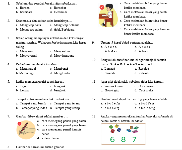 7 Cara Mudah Kuasai Contoh Soal SD Kelas 1 Tema 2 yang Terbukti Sebelum Anak Tertinggal