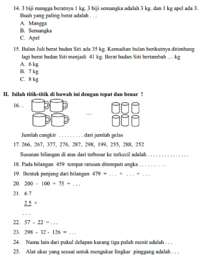 Bocoran soal uas pas kelas 5 tema 3 yang wajib kamu pelajari sebelum ujian tiba