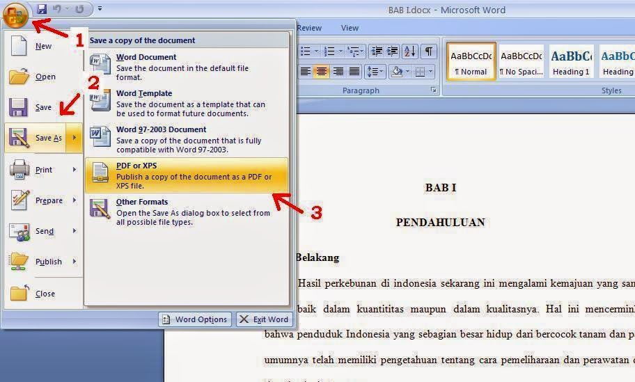 Bagaimana Cara Mengubah Word Kepdf VHKTX Bagaimana Cara Mengubah Word Kepdf VHKTX