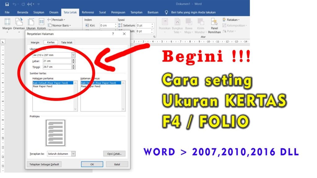 Cara Ubah di Word F4 Ternyata Bisa Bikin Titik Dua Sejajar dalam 3 Langkah Cepat