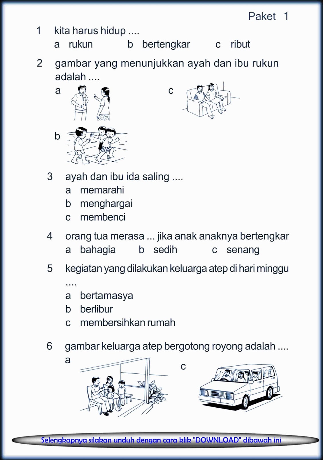 Soal Latihan Kelas 1 Sd - Piffle me Soal Latihan Kelas 1 Sd - Piffle me