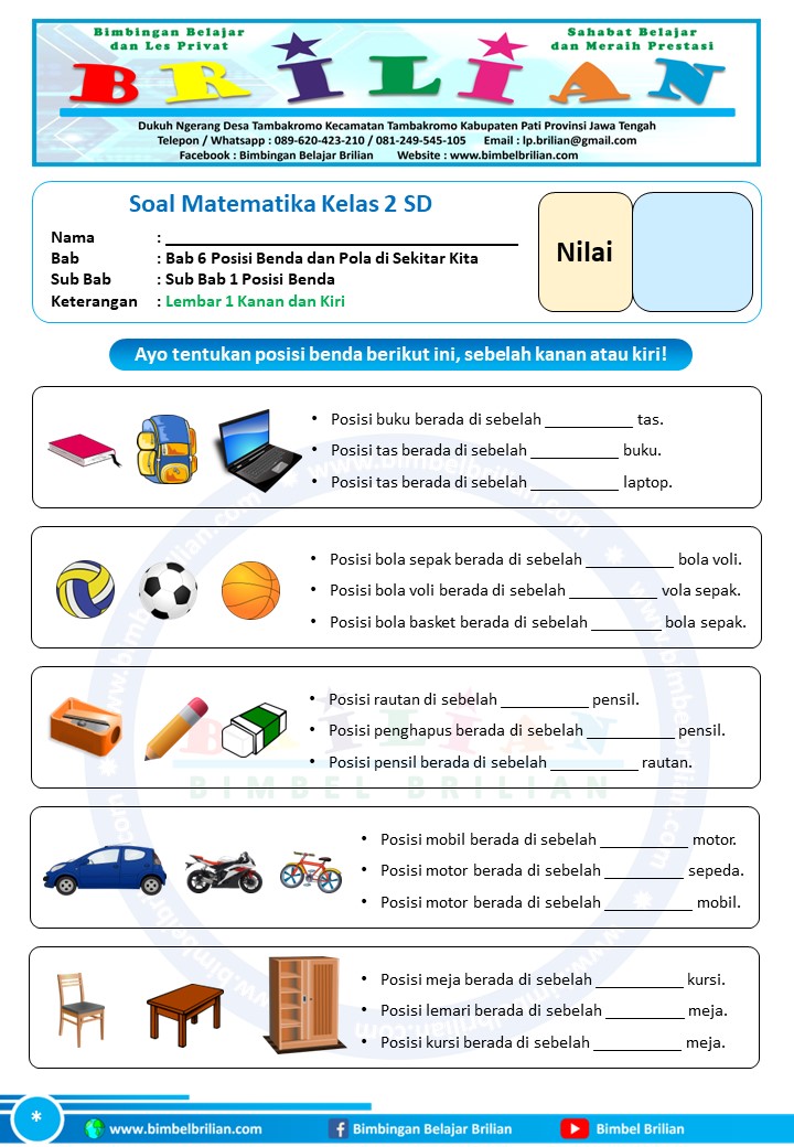 Inilah 7 Contoh Soal SD Kelas 1 SBK Benda Disekitar yang Ternyata Bikin Anak Makin Kreatif Inilah 7 Contoh Soal SD Kelas 1 SBK Benda Disekitar yang Ternyata Bikin Anak Makin Kreatif
