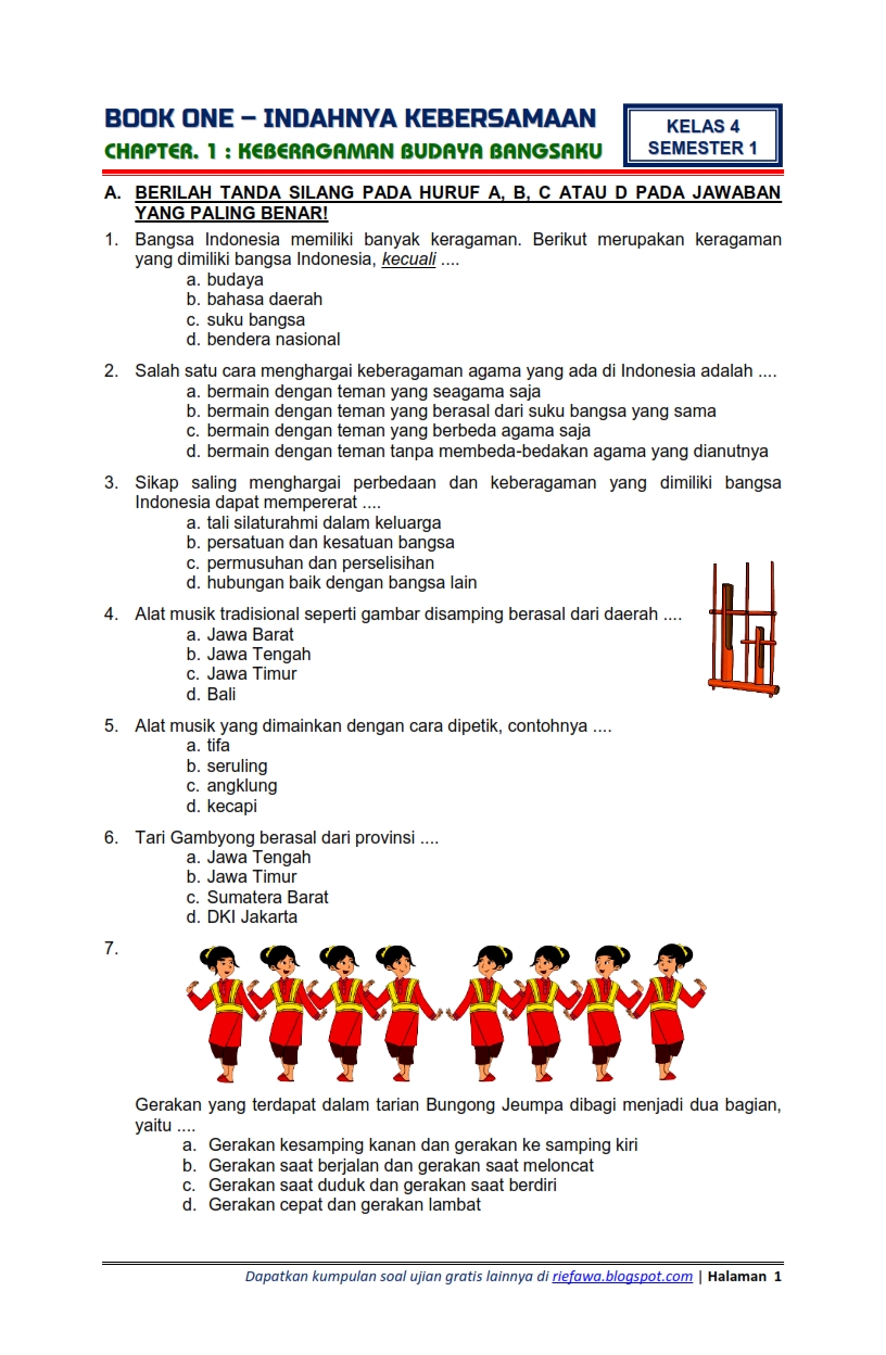 Rahasia Menjawab Soal Tematik Kelas 4 Tema 1 Sub Tema 1 Agar Nilai Siswa Melejit Rahasia Menjawab Soal Tematik Kelas 4 Tema 1 Sub Tema 1 Agar Nilai Siswa Melejit
