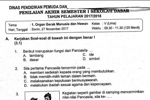 Terbukti! 5 Cara Download Soal UAS SD Kelas 5 Semester 1 Kurikulum 2013 Sebelum Libur