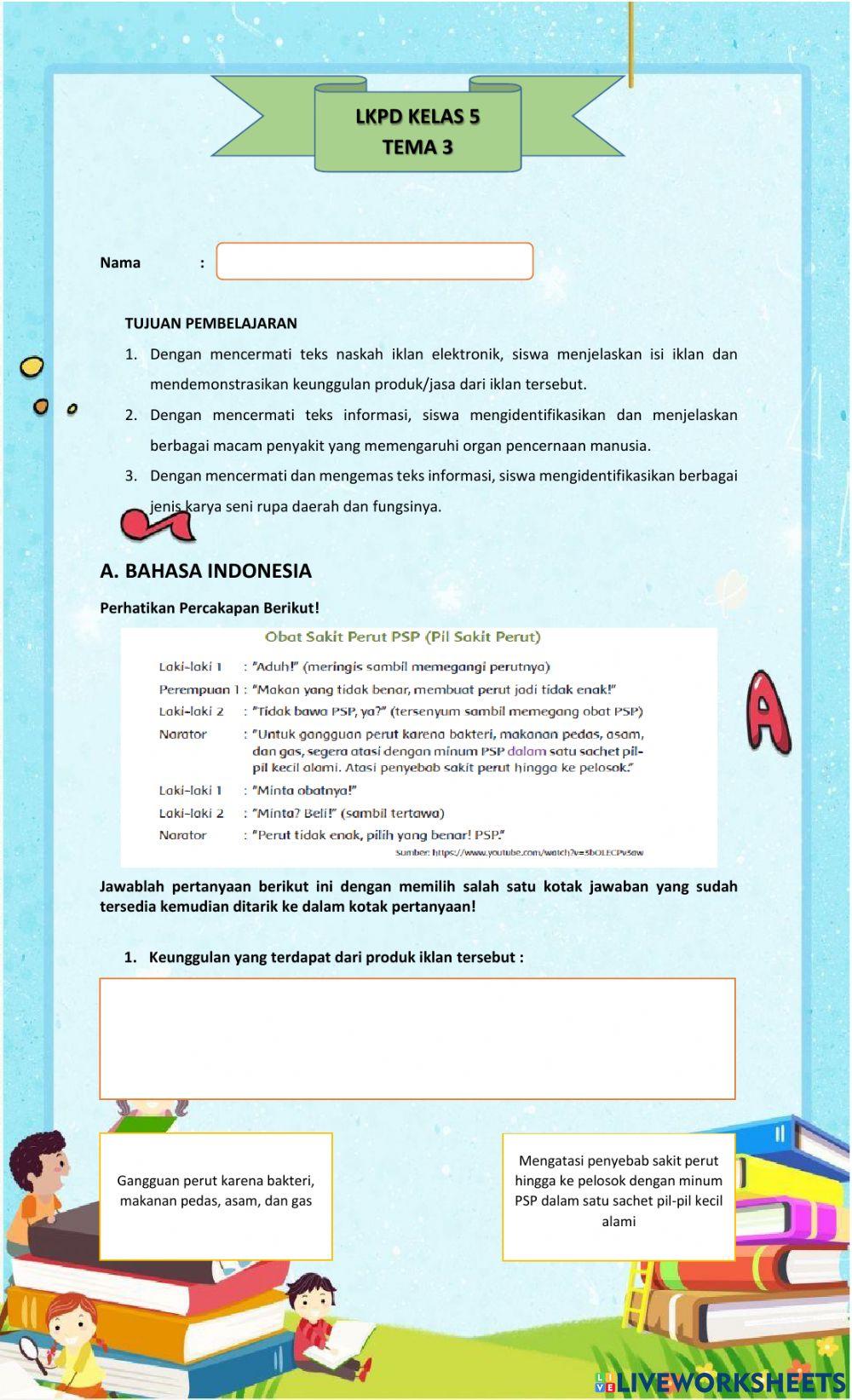Ternyata Ini Bocoran Jawaban Soal Tema 3 Sub 3 Kelas 5 Paling Akurat Tahun Ini Ternyata Ini Bocoran Jawaban Soal Tema 3 Sub 3 Kelas 5 Paling Akurat Tahun Ini