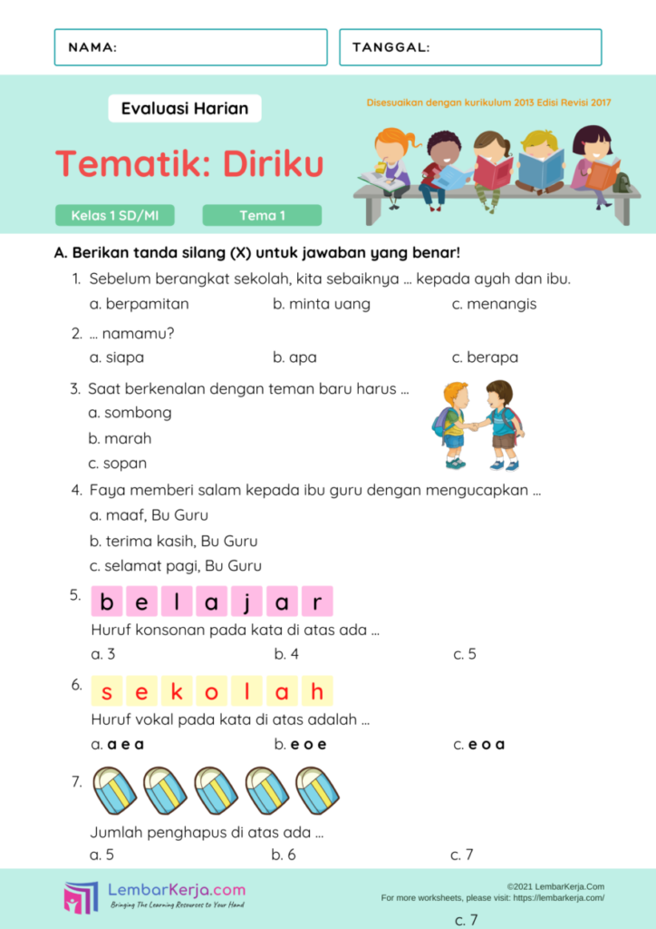 Ternyata Ini Rahasia Contoh Kisi-Kisi Soal Ulangan Harian Kelas 1 yang Wajib Diketahui Guru Sebelum Terlambat Ternyata Ini Rahasia Contoh Kisi-Kisi Soal Ulangan Harian Kelas 1 yang Wajib Diketahui Guru Sebelum Terlambat