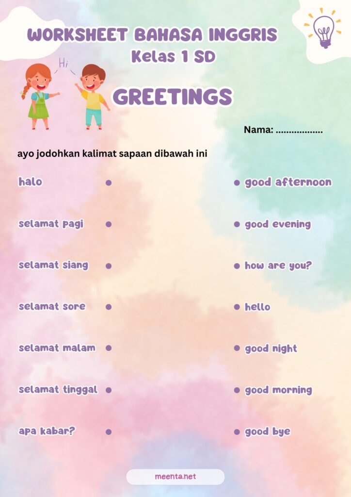 Ternyata Ini Rahasia Contoh Latihan Soal Bahasa Inggris Kelas 1 SD yang Bikin Anak Semangat Belajar Ternyata Ini Rahasia Contoh Latihan Soal Bahasa Inggris Kelas 1 SD yang Bikin Anak Semangat Belajar